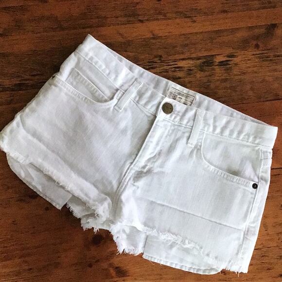 Current/Elliott The Boyfriend Shorts in Sugar Sz 24 - Picture 2 of 10